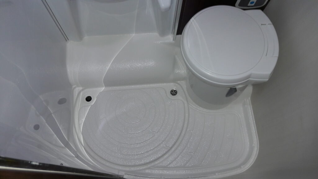 Après application de résine