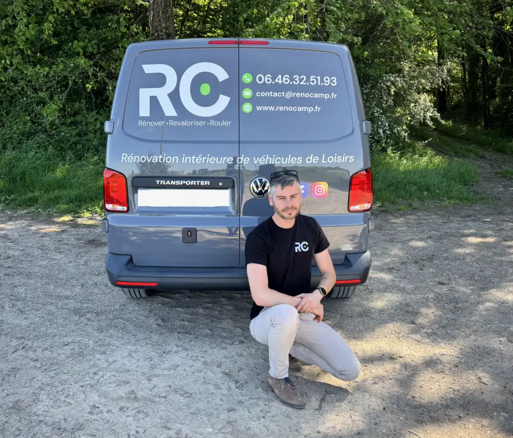 Unité mobile Renocamp pour réparation de bac à douche partout en France